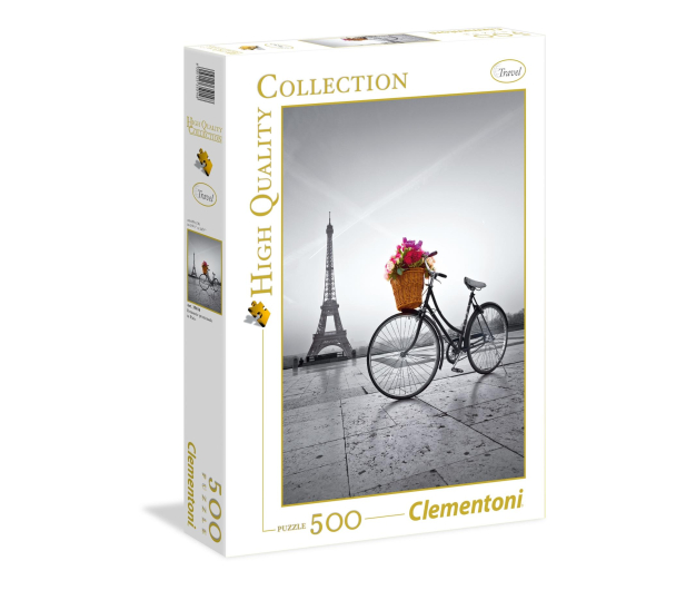 Clementoni Puzzle HQ Romantic promenade in Paris - 417064 - zdjęcie